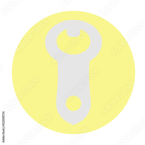 Bottle Opener Vector Flat Icon Design