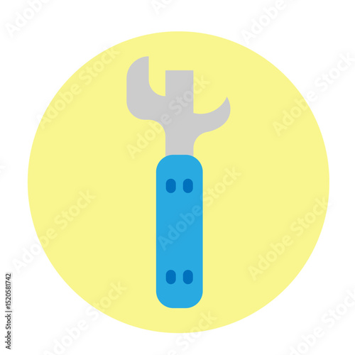 Can Opener Vector Flat Icon Design