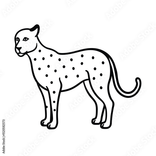 leopard vector illustration