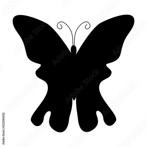 Butterflies silhouettes. Butterfly Silhouettes Vector Illustration. showcases a collection of butterfly silhouette , butterflies are perfect for backgrounds, patterns, and designs. ethereal display of