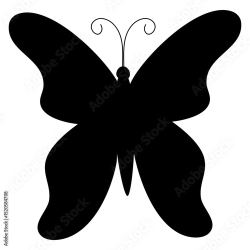 Butterflies silhouettes. Butterfly Silhouettes Vector Illustration. showcases a collection of butterfly silhouette , butterflies are perfect for backgrounds, patterns, and designs. ethereal display of