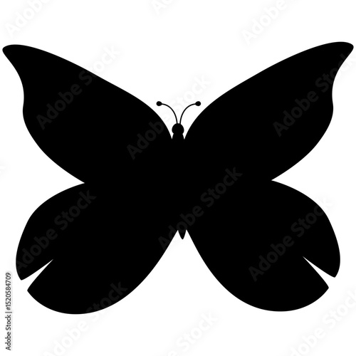 Butterflies silhouettes. Butterfly Silhouettes Vector Illustration. showcases a collection of butterfly silhouette , butterflies are perfect for backgrounds, patterns, and designs. ethereal display of