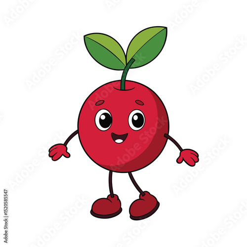 red apple