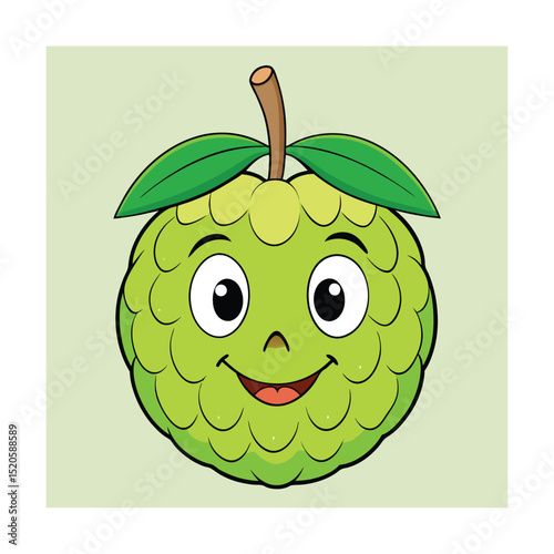 green apple with a worm