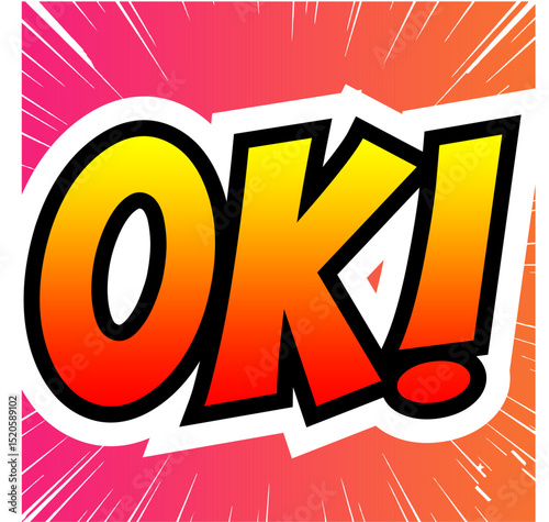 Cartoon comic sign burst clouds. Speech bubble, Oke OK sign expression and pop art text frames. Comics mem expressions speech, superhero book Oke OK label. Isolated vector symbols set