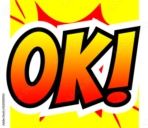 Cartoon comic sign burst clouds. Speech bubble, Oke OK sign expression and pop art text frames. Comics mem expressions speech, superhero book Oke OK label. Isolated vector symbols set