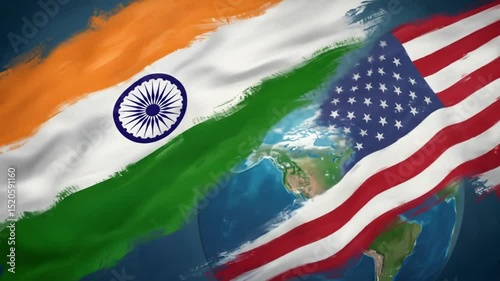 Flags intertwined global relations