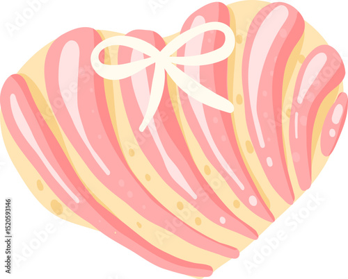Mexican Puerquito Pan Dulce Illustration, Hand Drawn Sweet Bread Clipart, Traditional Bakery Line Art