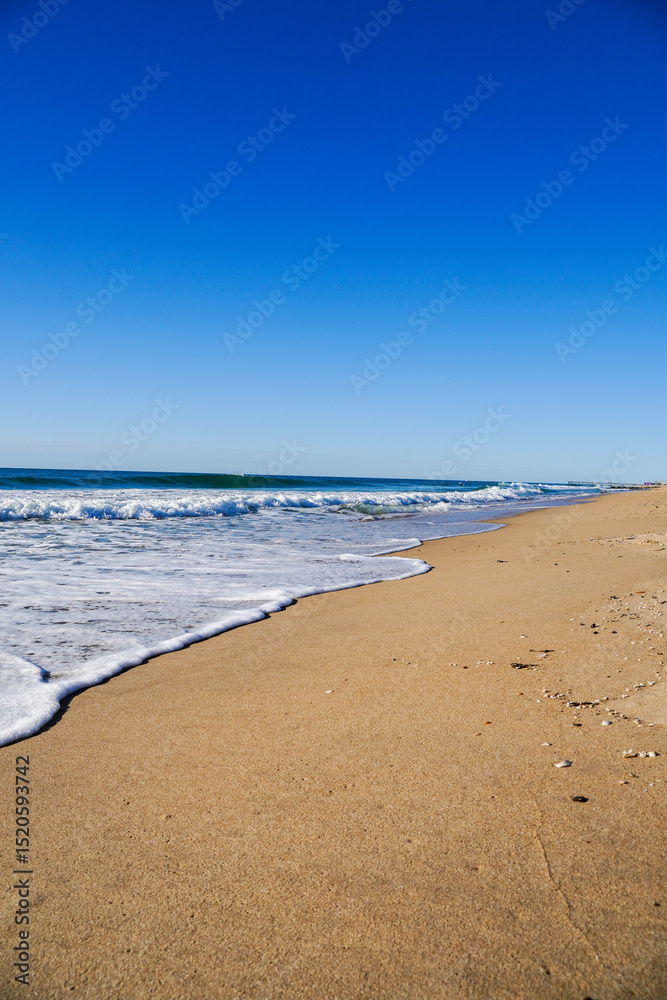 Obraz premium sand beach and sea