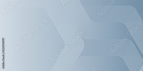 Abstract hexagon lines on gray background. Geometric stripe line art design for poster,