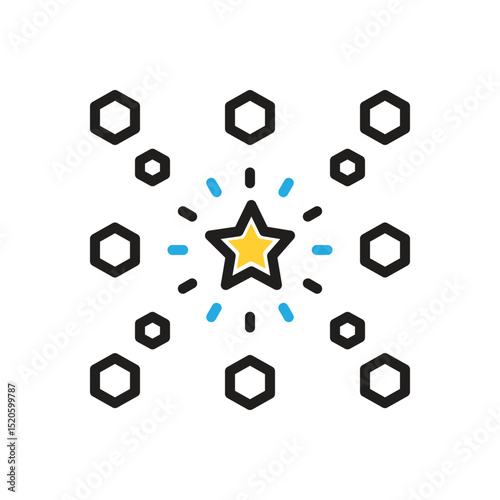 Multi color icon for different