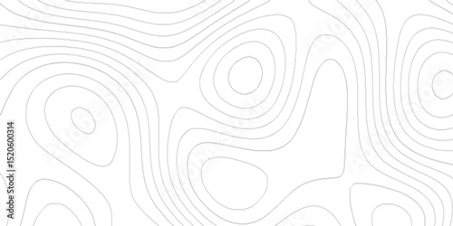 geographic grid of line contour map, Topographic map and landscape terrain texture with pattern, The stylized height of the topographic map contour in lines with geometric stripes.