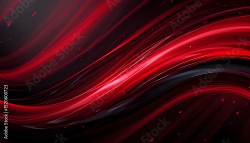 Abstract Bright Background with Red and Black Dynamic Lines for Wallpaper Business Card or Template Design