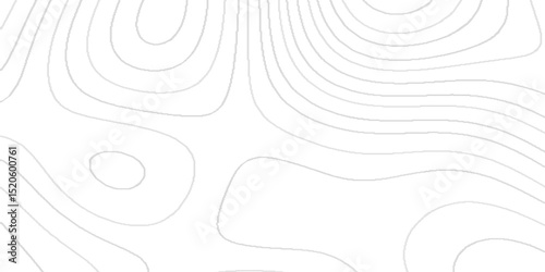 geographic grid of line contour map, Topographic map and landscape terrain texture with pattern, The stylized height of the topographic map contour in lines with geometric stripes.