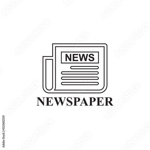 newspaper icon , journalism icon vector