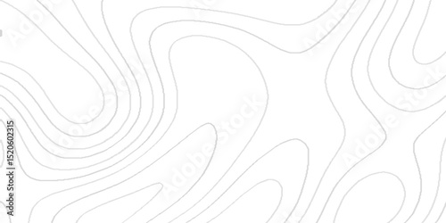 Modern abstract topographic lines map with elevation curves, geographic terrain patterns, digital landscape background, land survey design, cartography texture, decorative mapping illustration.
