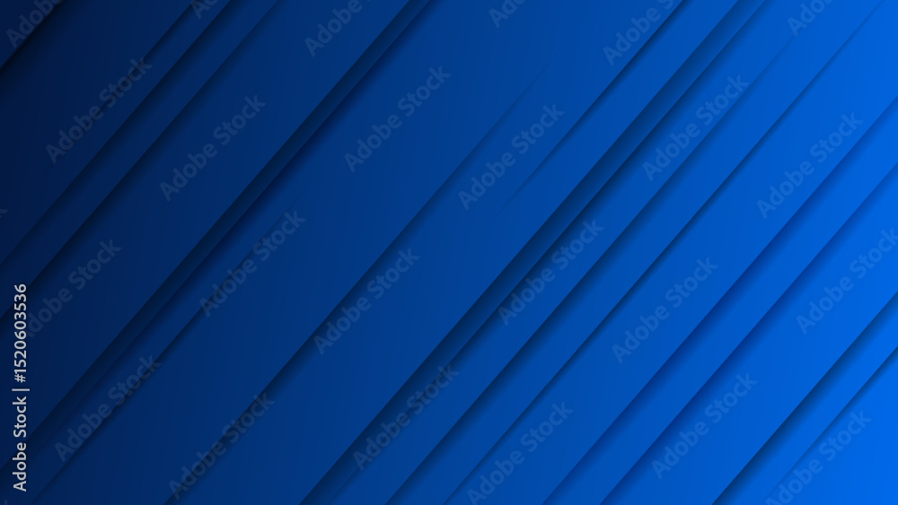 Obraz premium Blue modern abstract vector shape background