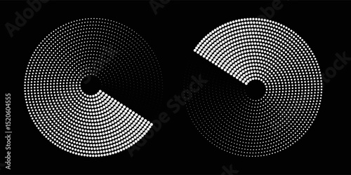Spiral with gray colors lines as dynamic abstract vector background or logo or icon. spiral circle abstract dot spiral