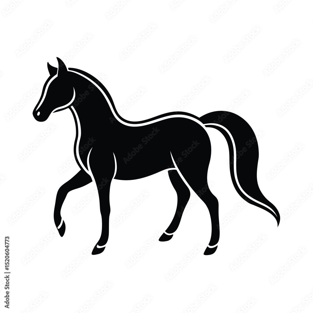 Obraz premium horse vector illustration