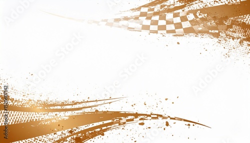 Grungy checkered flag racing backdrop - works well for marketing materials