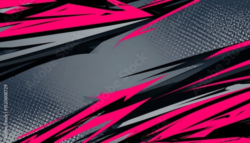 Abstract pink and black racing stripes - excellent for creative presentations