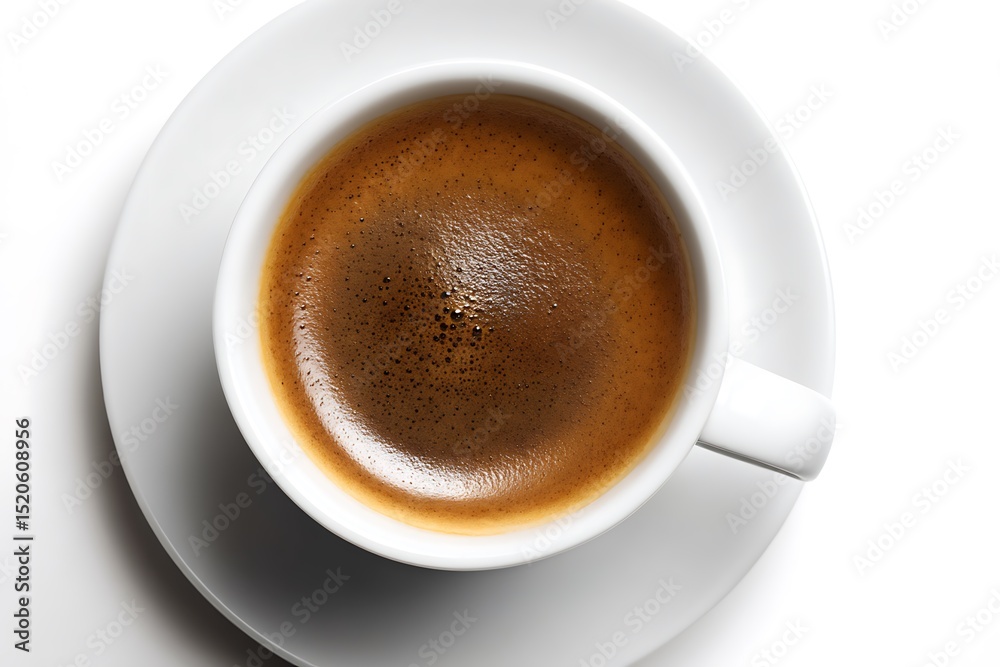 Fototapeta premium Cup of espresso on white background