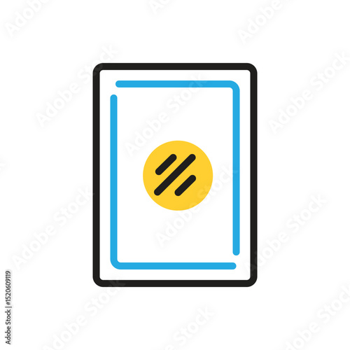 Multi color icon for mirror