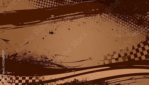 Abstract brown racing grunge texture - suitable for professional presentations