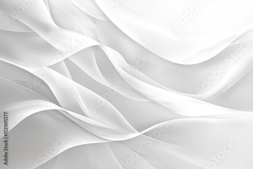 Explore elegant white wavy lines, a Smooth background and dynamic texture concept.