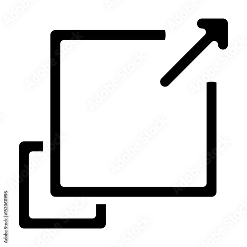 Expand Vector Glyph Icon Design