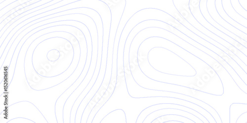 Minimalistic Detailed Terrain Relief Map  of Artistic Topographic Lines Creating Organic Wave Patterns with Contour Line Pattern for Modern Geographical background.