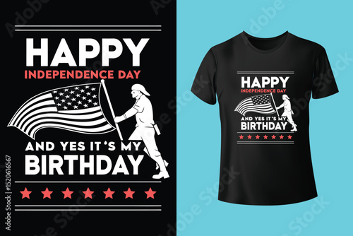 Text 4th of July. Independence Day vector lettering typography for postcard, card, banner. Celebration calligraphy. US military armed forces typography concept . National poster design