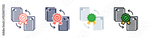 Quality Standard Multi Style Icon Set Vector 
