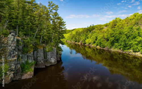 Scenic View of St. Croix River over the cliffs