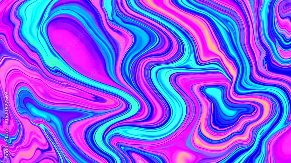 Vibrant Swirls: A Psychedelic Liquid Marble Art Vibrant Swirls: A Psychedelic Liquid Marble Art
