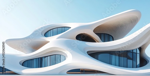 Futuristic Architecture Facade Design