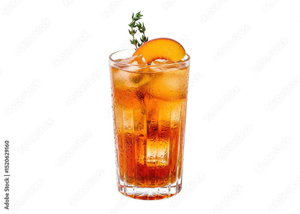 aromatic peach thyme iced tea aromatic peach thyme iced tea
