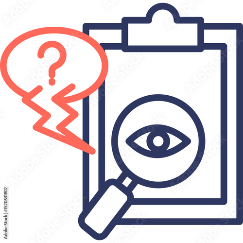 Vision Statement line color icon