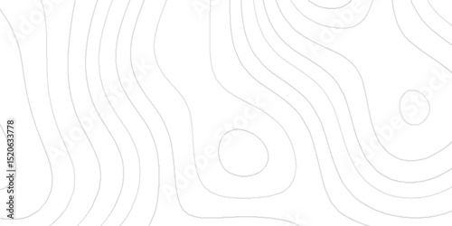 The stylized height of the topographic map contour in lines with geometric stripes, geographic grid of line contour map, Topographic map and landscape terrain texture with pattern.