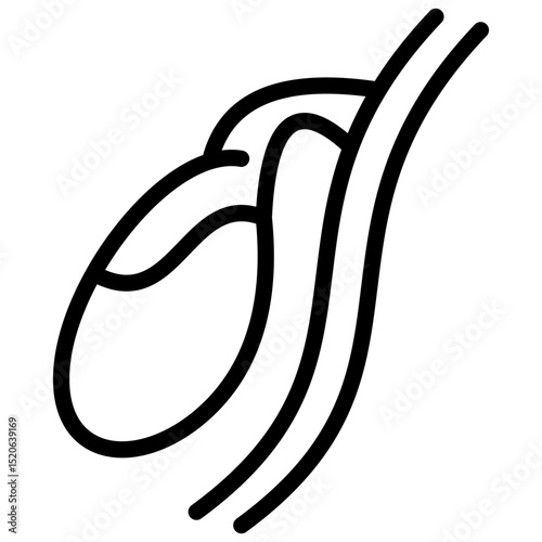 gallbladder line icon