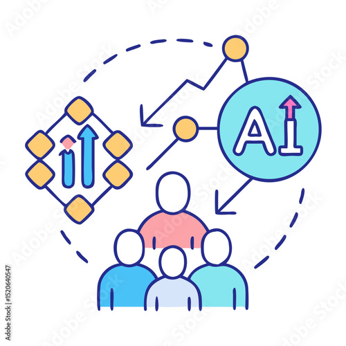 AI analysis of business team growth and optimization