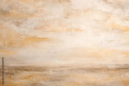   An abstract painting with textured brushstrokes