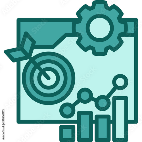 Goal Setting solid icon