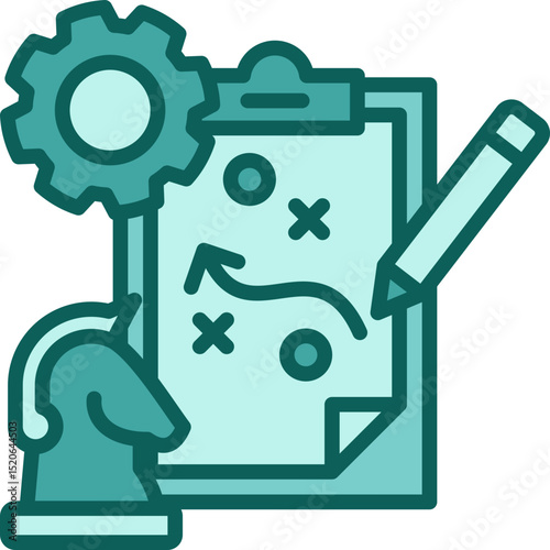Strategic Planning solid icon