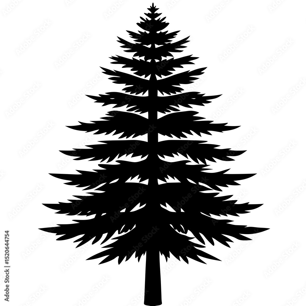 Obraz premium christmas tree vector