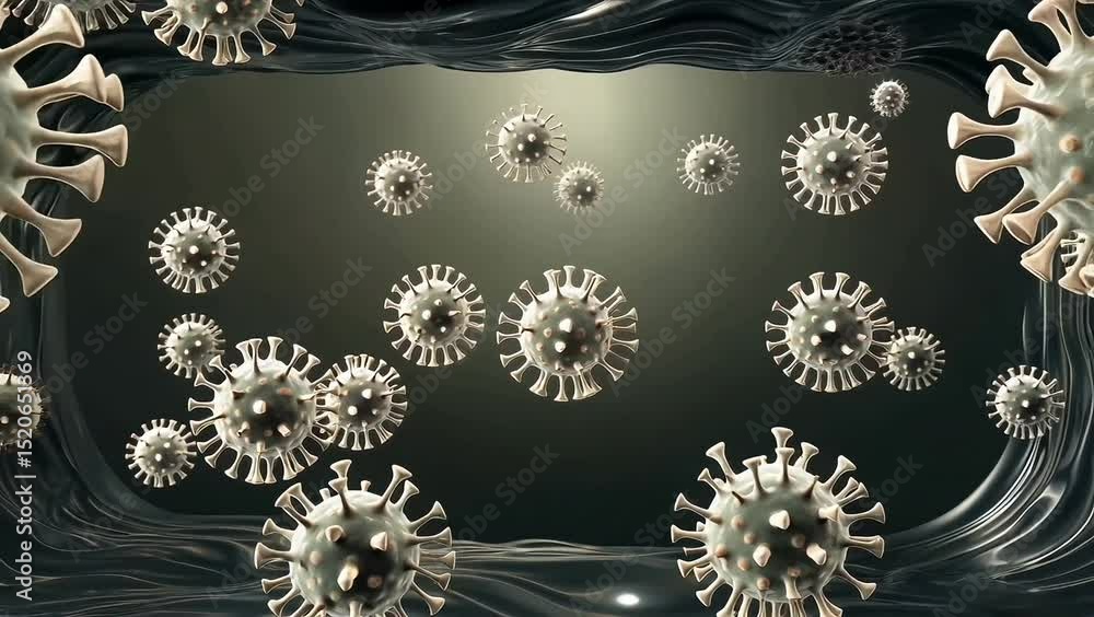 Microscopic View of Viruses Exploring the Intricate World of Viral ...