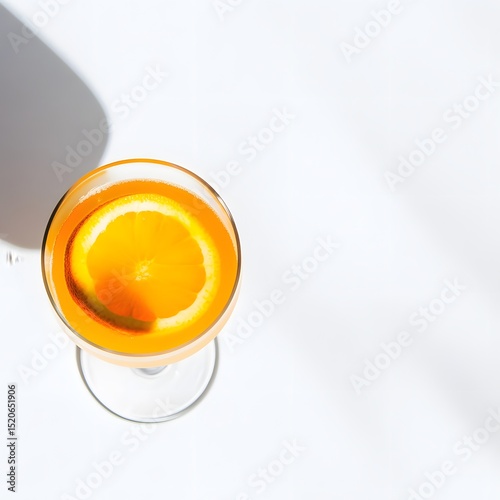 orange juice in a glass