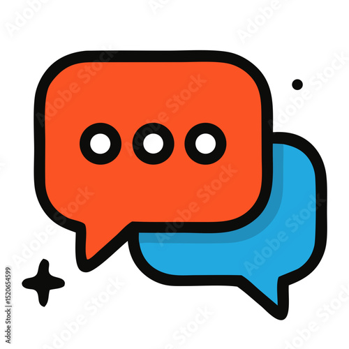 online communication icon vector