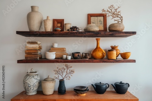Use open shelving to display cherished items