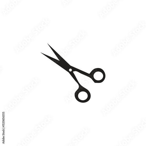 Scissors silhouette illustration of a tool used to cut an object